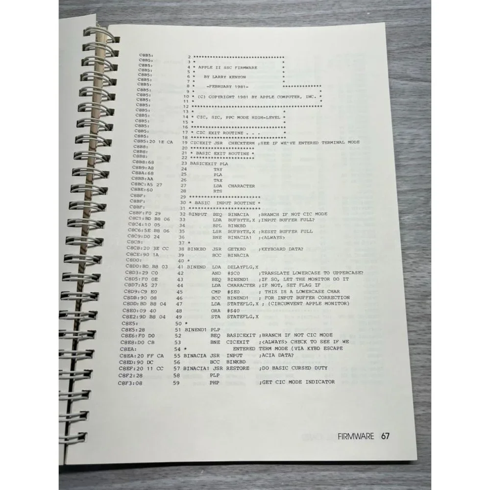 Super Serial Card Manual for Apple Computer II II+ IE IIGS 1981 Installation